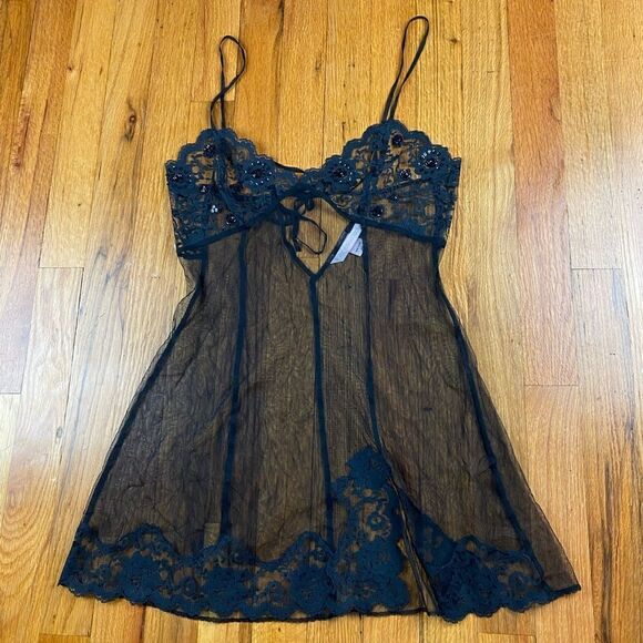 Victoria’s Secret Y2k Slip Transparent Dress Size XS - Picture 2 of 5